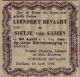 Huwelijksjubileum Leendert Bevaart en Sietje van Gijzen (1892)