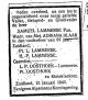 Samuel Lammerse, familie advertentie overlijden