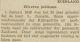 Zilveren jubilem veldwachter Jansens te Zuidland (1949)