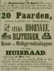 Erfhuisveiling ten huize van Bastiaan Bijl te Zuidland. (1881)