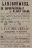 Advertentie L. van der Meer Szn (1882)