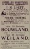 Notarisveiling ter verhuring van 18 hectare bouwland (polder Zuidland) en 18 hectare weiland (Biert) van de weduwe Donker (1882)