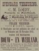 Notarisveiling verhuur bouw- en weiland polder Zuidland nabij het dorp, eigendom van den heer M. Vermeulen (1882)