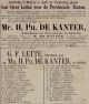 Verkiesbaar lid De Kanter bij Verkiezingen Staten Generaal wordt gesteund door drie stemgerechtigde Zuidlanders (1883)