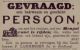 advertentie door P. Lammerse Jr die hengst rijder vraagt (1883)