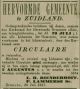 Circulaire Nederlands Hervormde Kerk (doleantie) (1887)