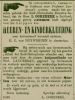 Advertentie kledingmaker Leendert Oorebeek (1889)