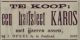 Halfsleet karos te koop bij J. Oprel (1892)