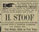 Advertentie H. Stoof (1895)