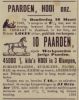 Verkoop paarden en hooi door M. Vermaat (1896)