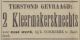 Advertentie Kleermakeer Oorebeek (1896)