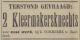 Advertentie Kleermakeer Oorebeek (1896)