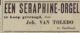 Joh. van Toledo zoekt een seraphine orgel (1896)