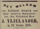 Het welkom van de nieuwe Burgemeester van Zuidland (1896)