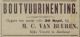 Boutvuur inentingen door veearts Van Buuren (1897)