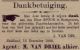 J. van Dis geeft recensie voor paardenkarnmolen (1898)