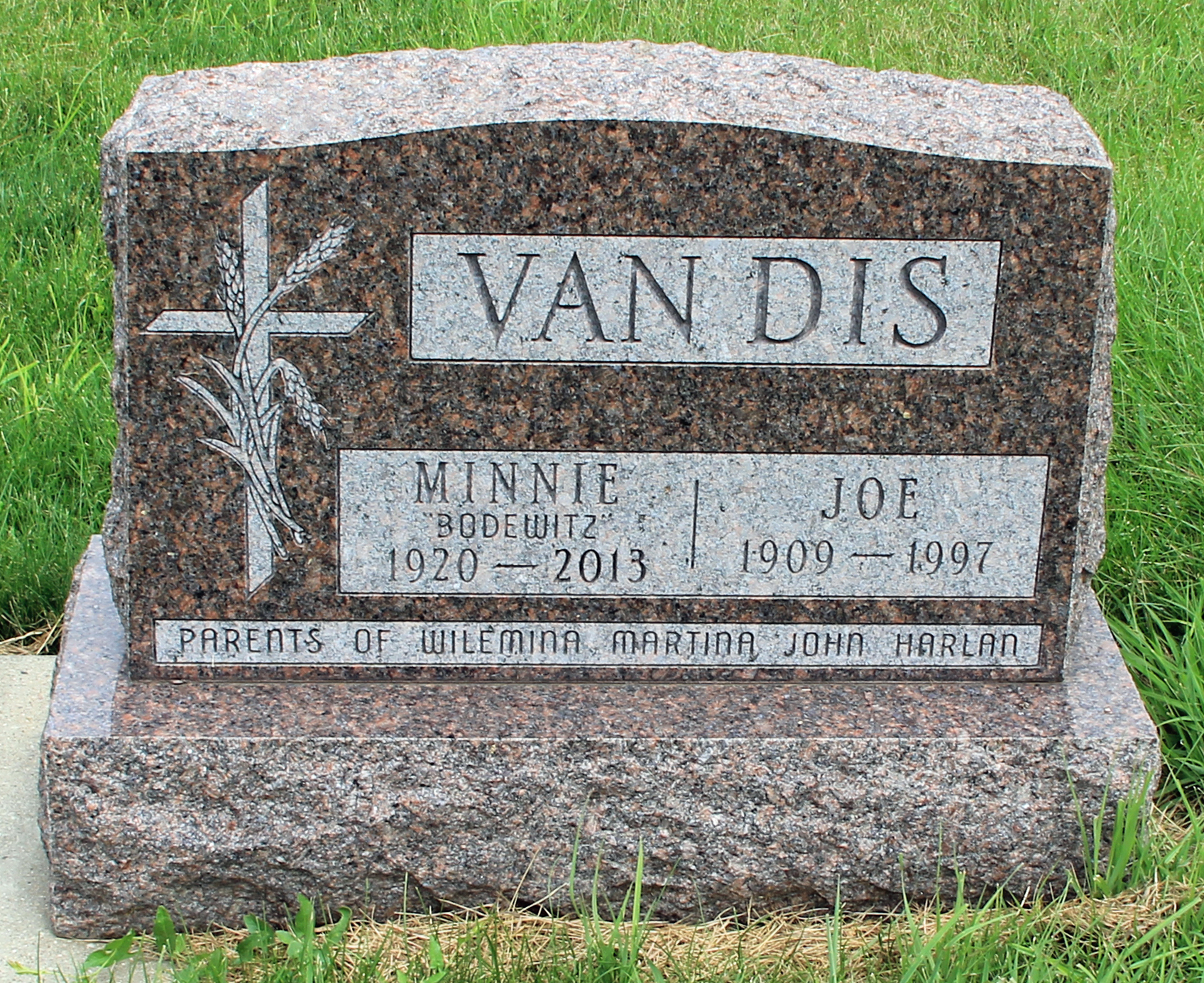 I7452 Johannes van Dis and his wife Minnie Bodewitz